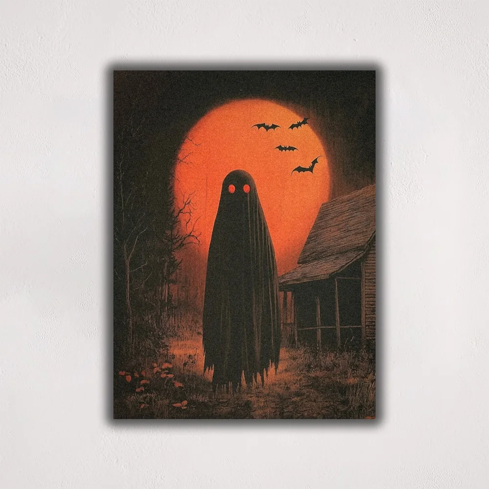 1шт импс на Хэллоуин призраки поколение вода в ночи современное настенное