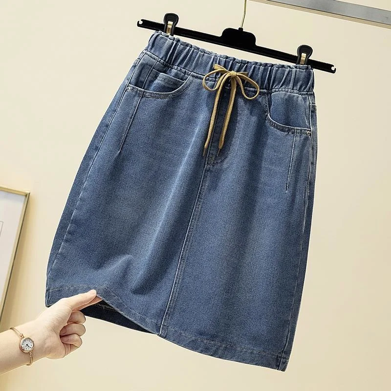 

Sexy Women Denim I Skirt Korean Fashion Summer High Waist Blue Min Skirt Casual Streetwear Female Harajuku Short Jeans Skirts