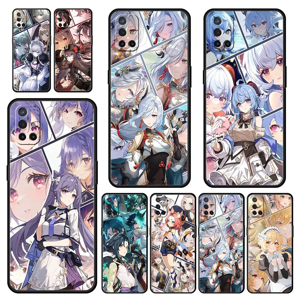 Флейта для OnePlus 12 11 10 9 Pro 9T 12R 10R 9R 9RT 10T 8T 8 7 6T 7T Nord 2T CE 2 флейта чехол Genshin Impact alhaiтэм