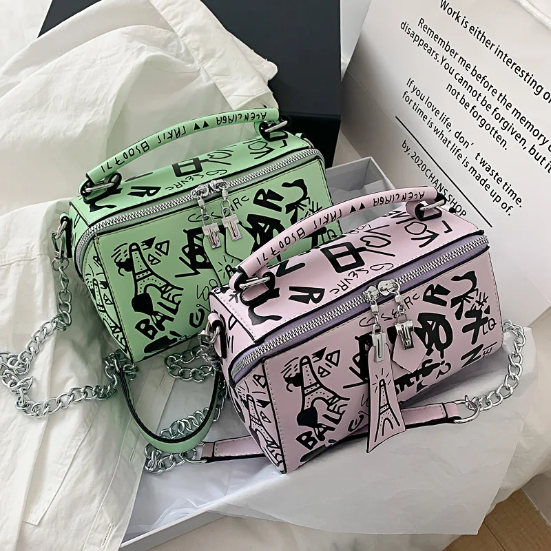 

Designer Women Shoulder Bags Pu Leather Casual Travel Tote Bag Letter Satchel Hand Messenger Bag Ladies Handbags Bolsa Feminina