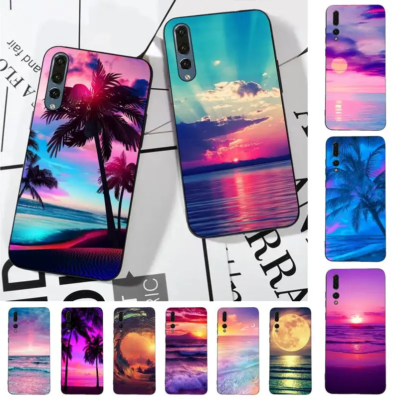 

Summer Sea Phone Case for Huawei P30 40 20 10 8 9 lite pro plus Psmart2019