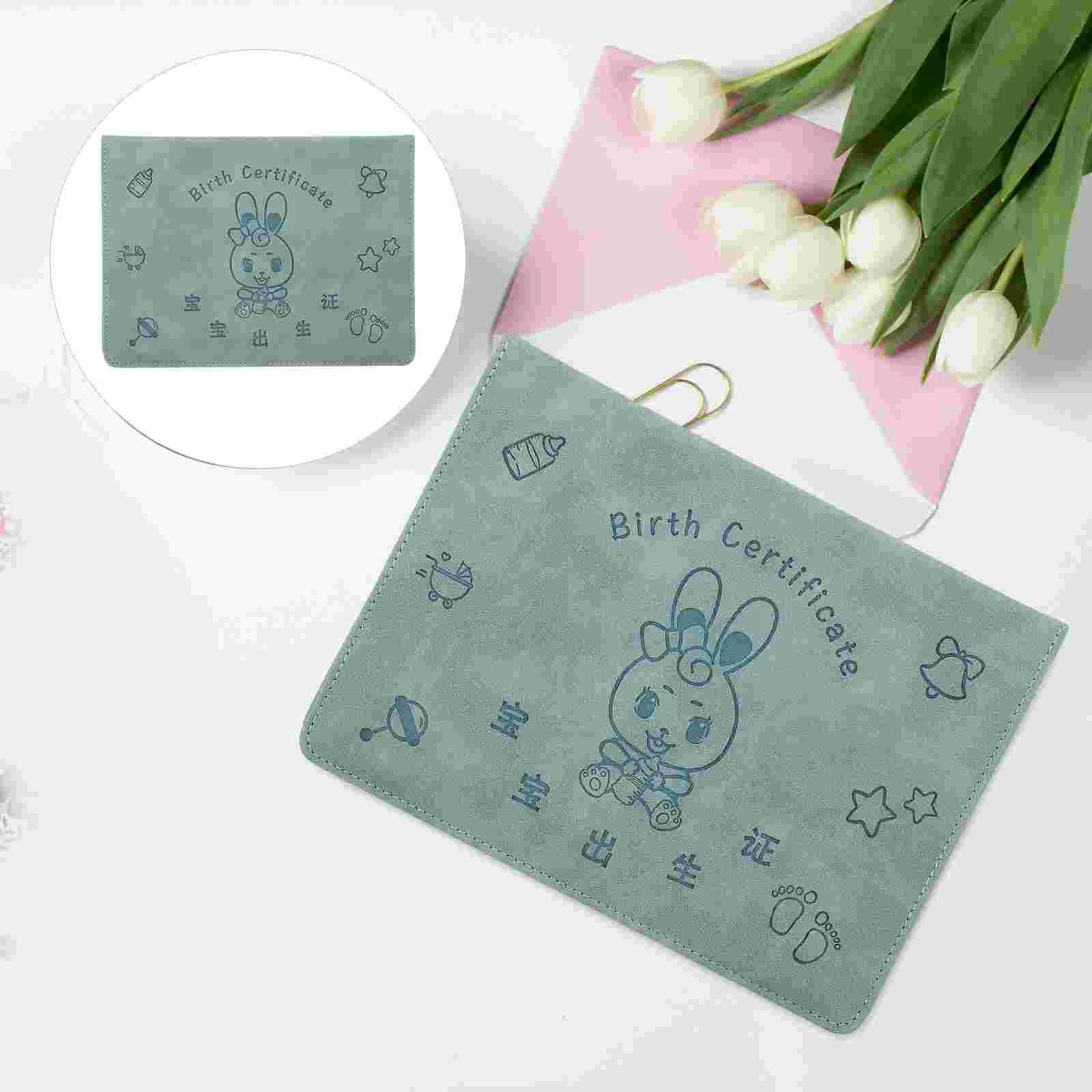 

Storage Bag Case Baby Protector Birth Certificate Cover Protection Sleeve