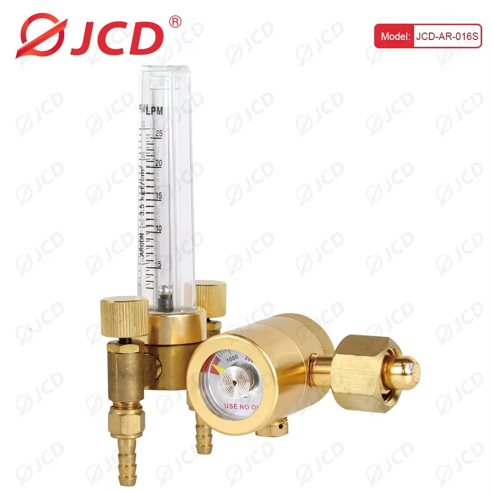 QHTITEC G5/8 &quot0-25 МПа Аргон CO2 Mig Tig Расходомер Регулятор газа Сварочный манометр