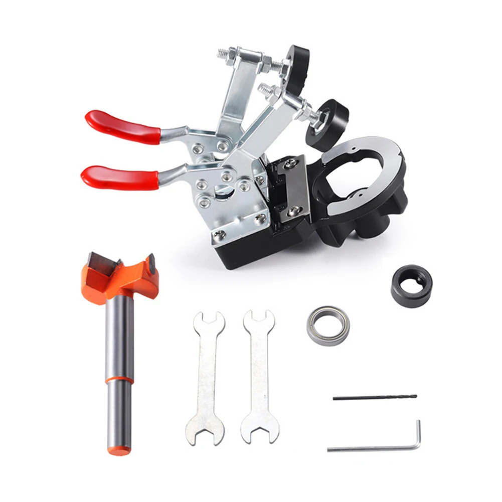 

35 мм сверлильный станок для петель с регулируемым полем деревообрабатывающая кольцевая пила для бытовых дверных инструментов деревообраб...