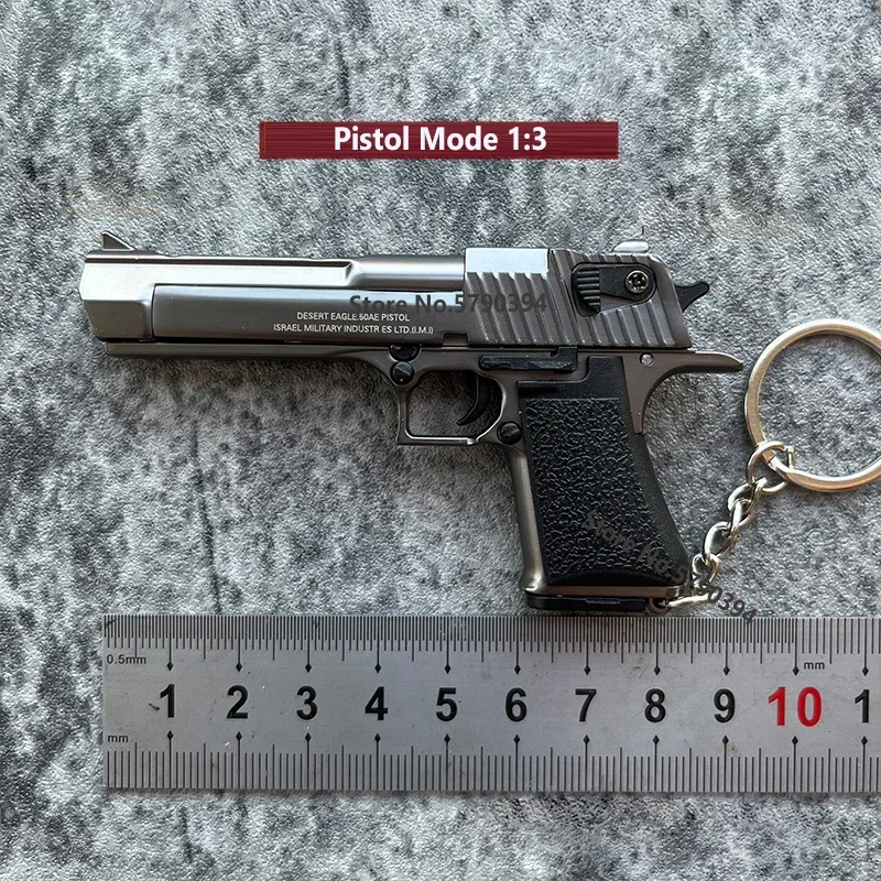 1:3 Desert Eagle Пистолет модель мини-пистолета из сплава брелок Золотой-стандартный
