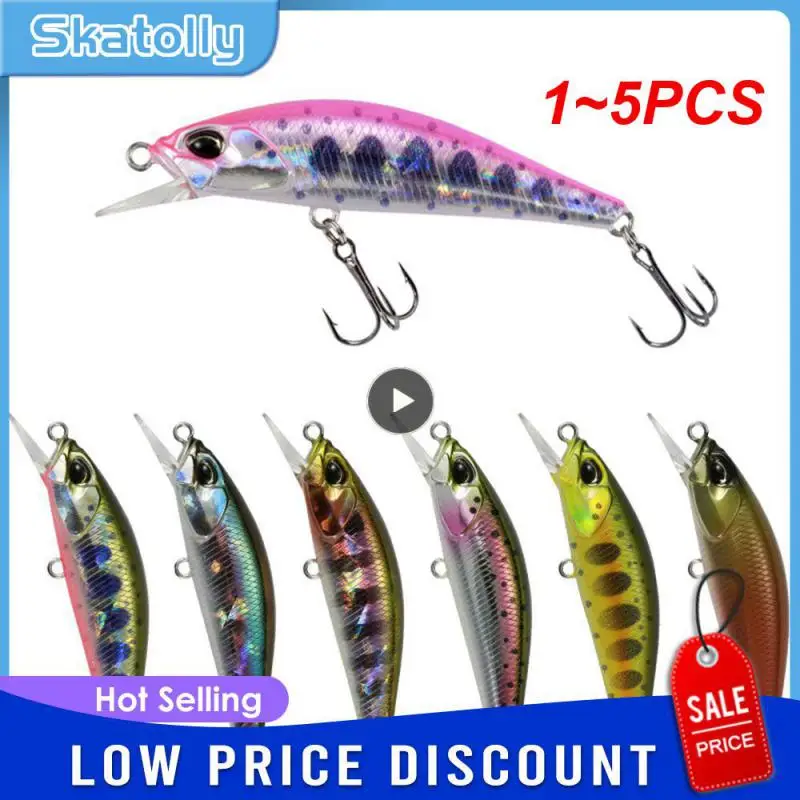 

1~5PCS 5g 8g Sinking Minnow fishing lure Artificiali Hard Bait for freshwater crankbait Wobblers for River Trout Area Perch bass