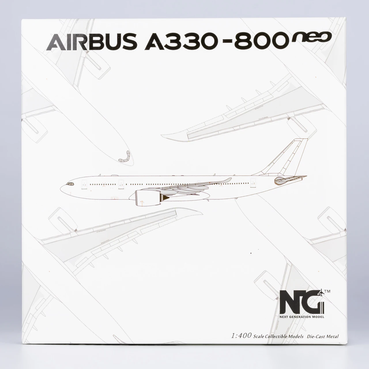 Коллекционный самолет из сплава 67000 подарочная модель NG 1:400 пустая Airbus A330-800 литая