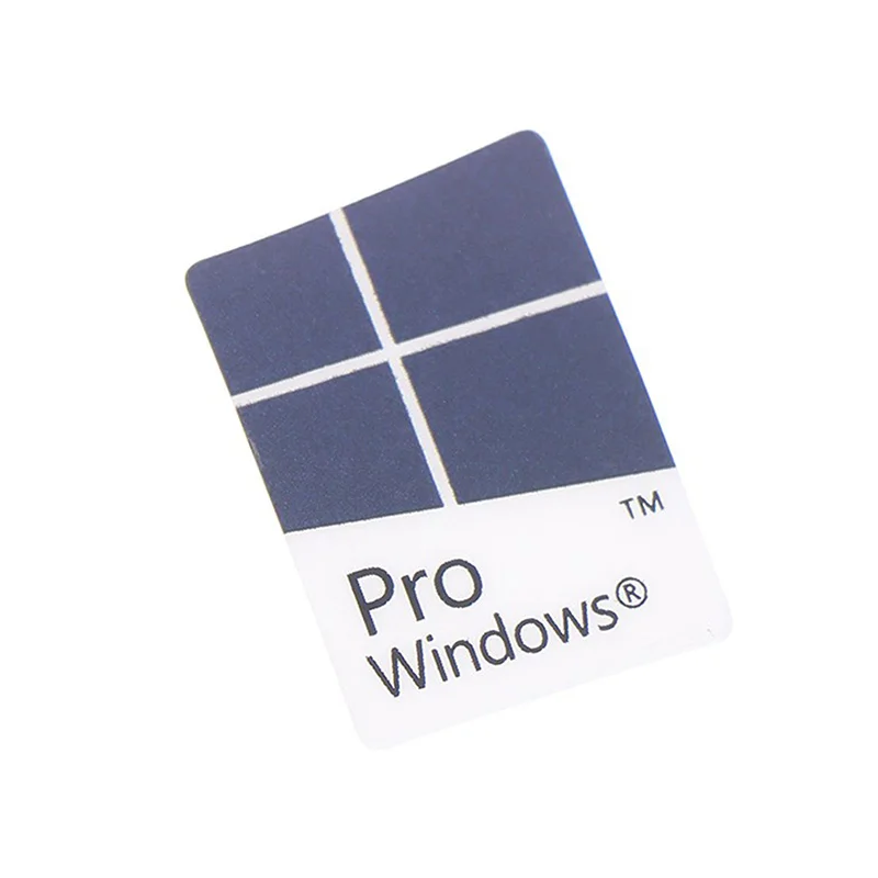 10 шт. синий ноутбук настольный компьютер Windows10 наклейка WIN10 PRO этикетка