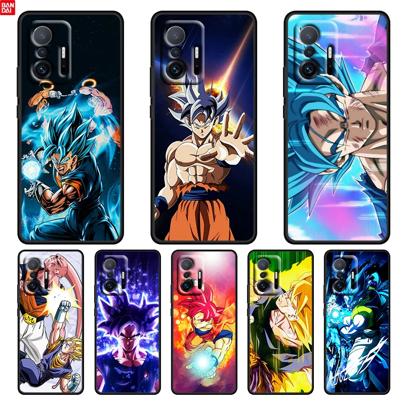 

Son Goku Dragon Ball For Xiaomi 11 11T 10T Note 10 Mi 9T Ultra Pro Lite TPU Soft Silicone Gel Black Phone Case Cover Funda Coque