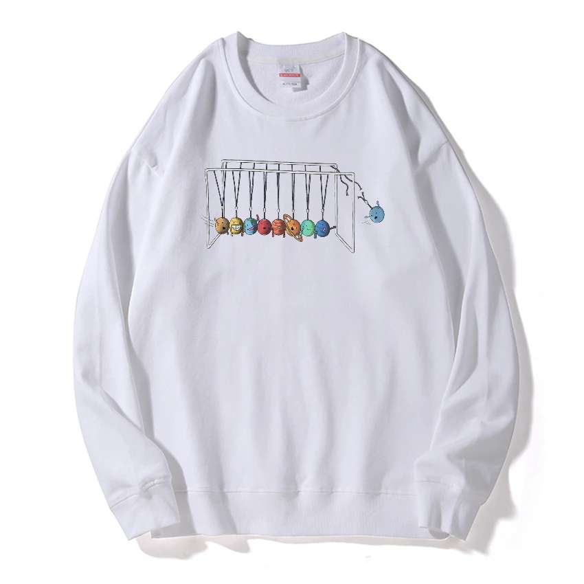 

Drop shipping Cotton funny space print big size unisex Sweatshirts funny loose space men Sweatshirts cool men hooded sweatshirts