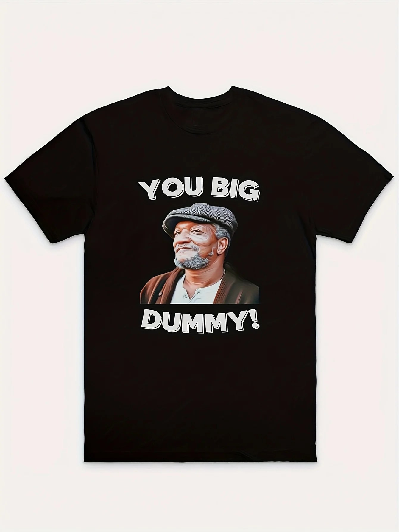 Фото Рубашка Fred Sanford, Sanford and Son, Redd Foxx, Fred Sanford, футболка Good Times, футболка You Big Dummy, грубые футболки, саркастическая №1
