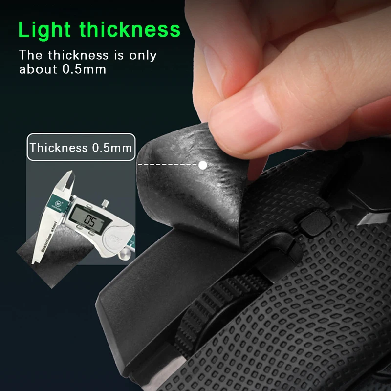 

Нескользящая наклейка для мыши, клейкая лента для скейта, нескользящая ручная наклейка, потоотделение для Razer Viper Mini/Ultimate/V2 Pro