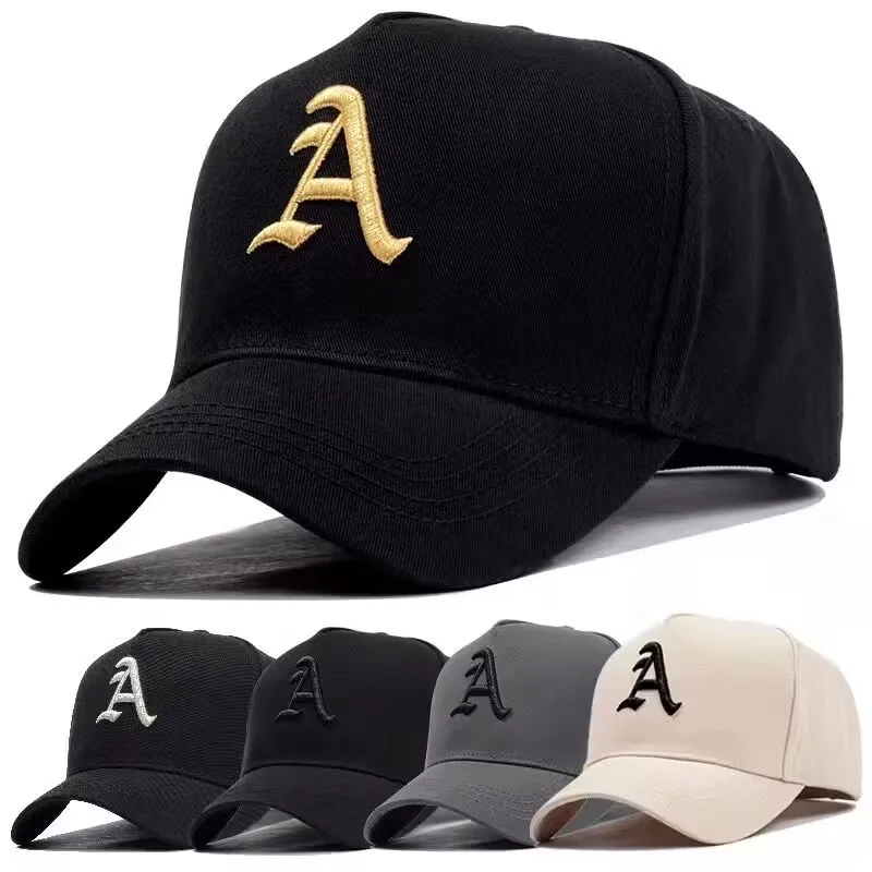 

54-60cm 60-65cm A Letter Big Size Hat Head Circumference Large Men Baseball Cap Women Causal Hip Hop Snapback Adjustable