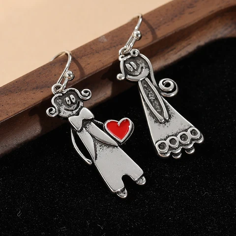 Серебряные серьги-капельки NovoPublic