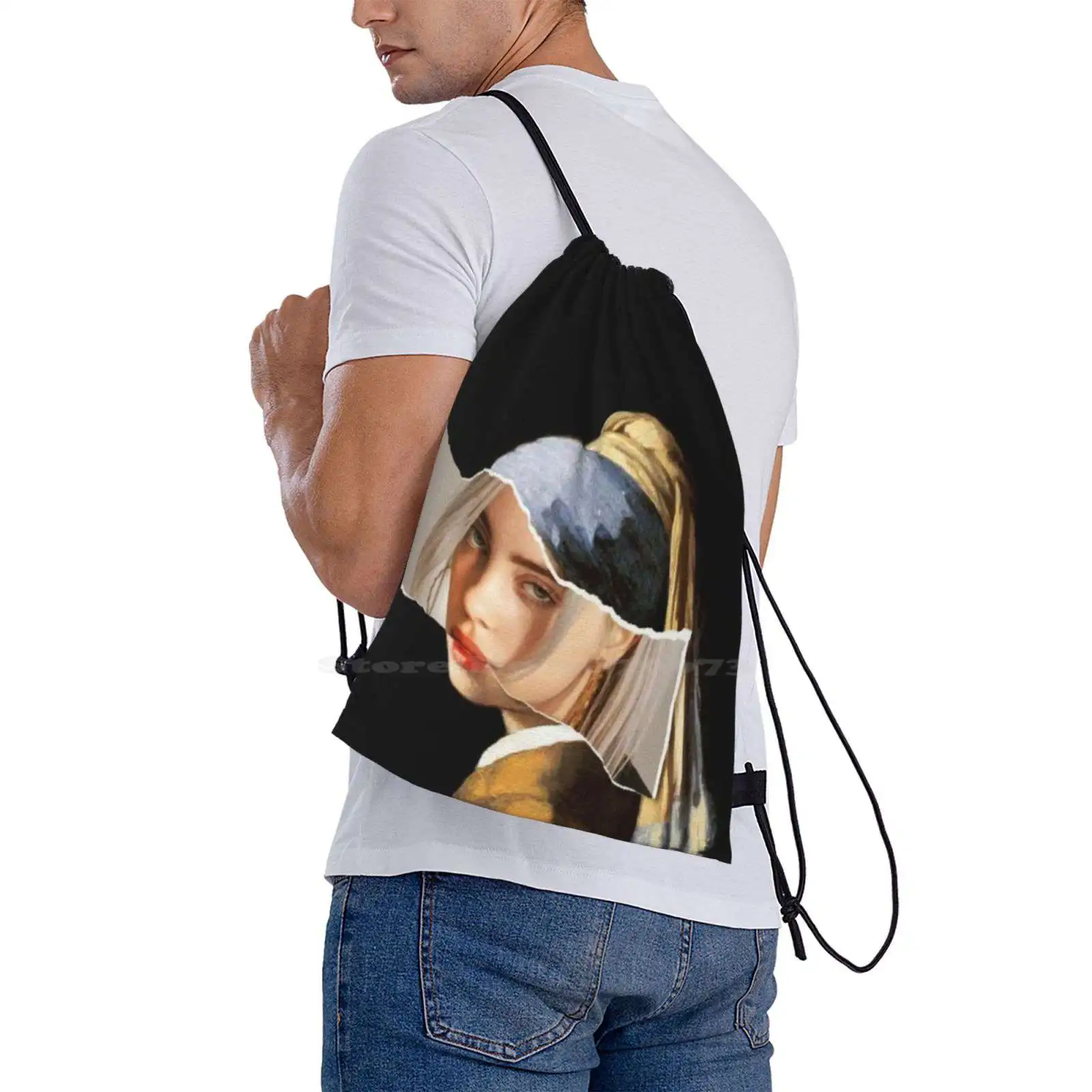 Лидер продаж школьный рюкзак Eilish Chic модные сумки черного цвета