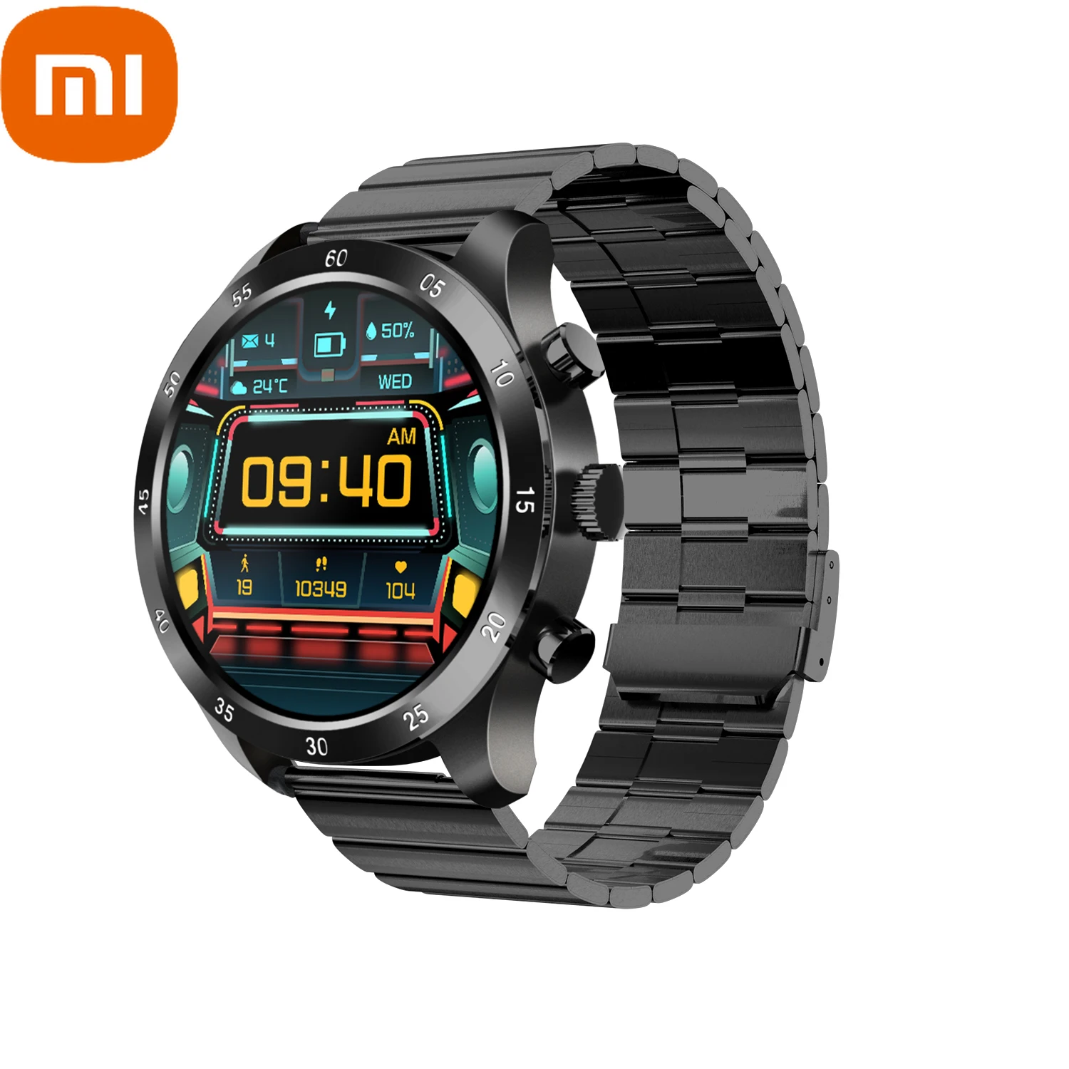 

Xiaomi Smartwatch Men Bluetooth Call Ip67 Waterproof Heart Rate Detection Message Push Blood Pressure Watch for Men Android Ios