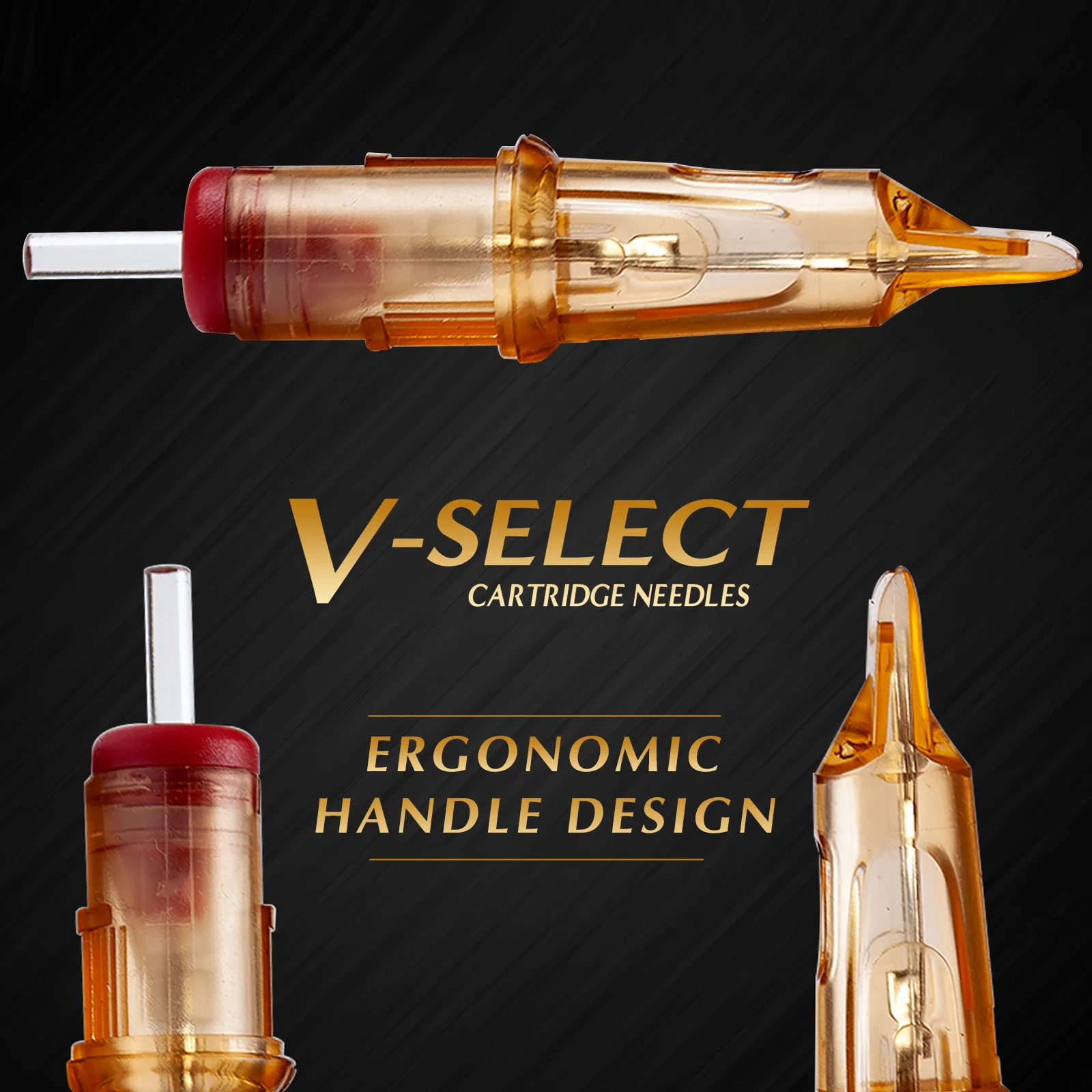 Иглы для тату-картриджей EZ V-Select # 10 0 30 мм изогнутая шпилька Magnum круглая