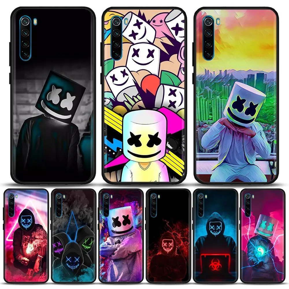 

Doodle boys Marshmello Phone Casefor Redmi K40 K40S K50 6 6A 7 7A 8 8A 9 9A 9C 9T 10 10C Pro Plus Gaming Silicone Case