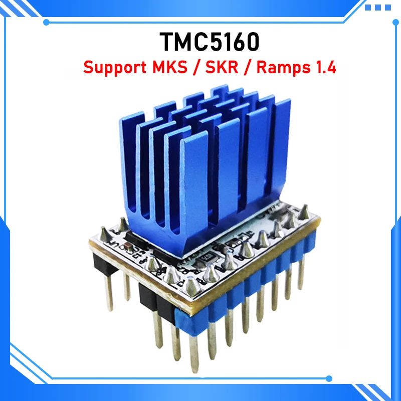 Драйвер шагового двигателя TMC5160, SPI StepStick, сверхтихие детали для 3D-принтера высокой мощности, для платы MKS SKR 2