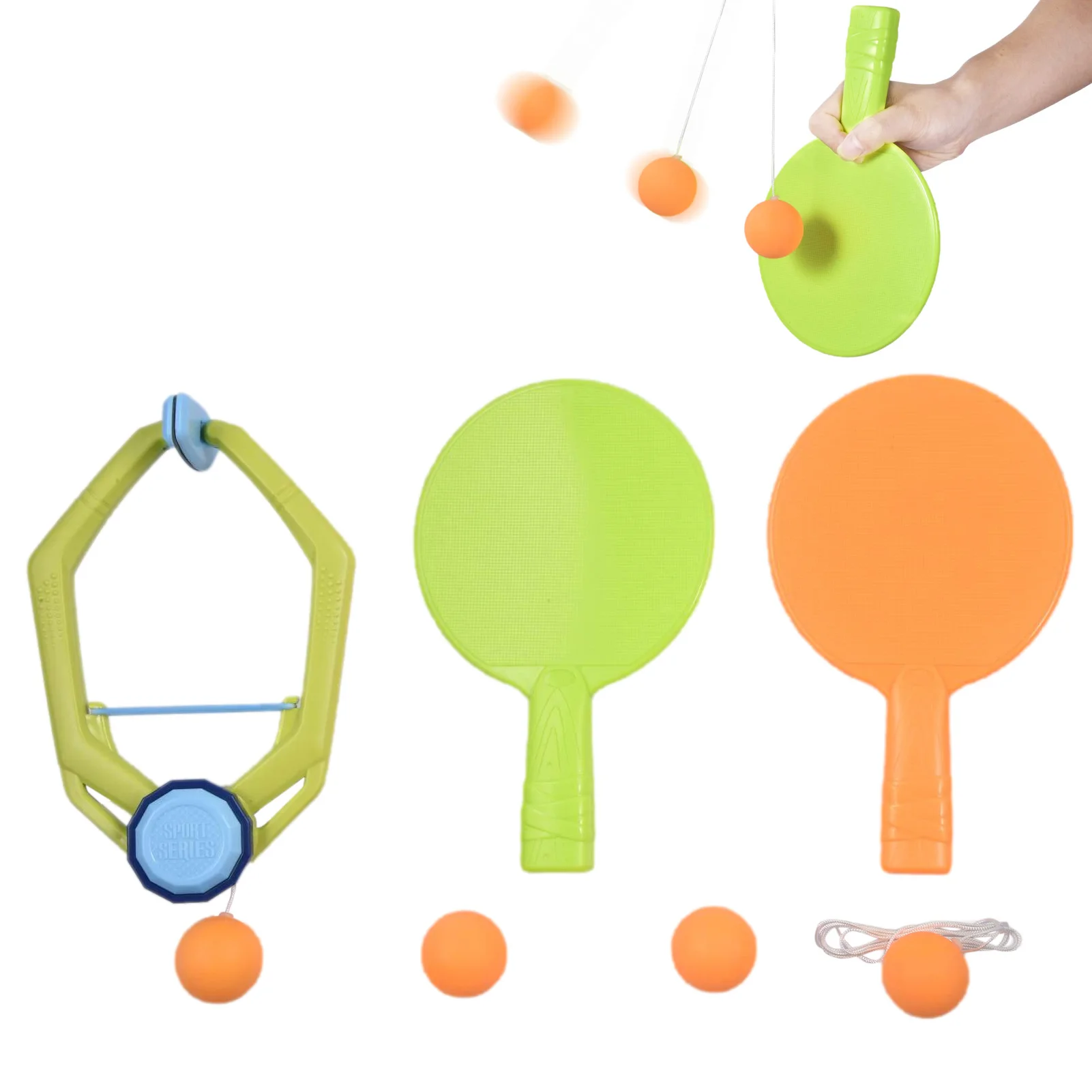 

Table Tennis Training Toy Table Tennis Toy Set Fun Pingpong Ball Game With Rackets Creative Table Tennis Training Toy For