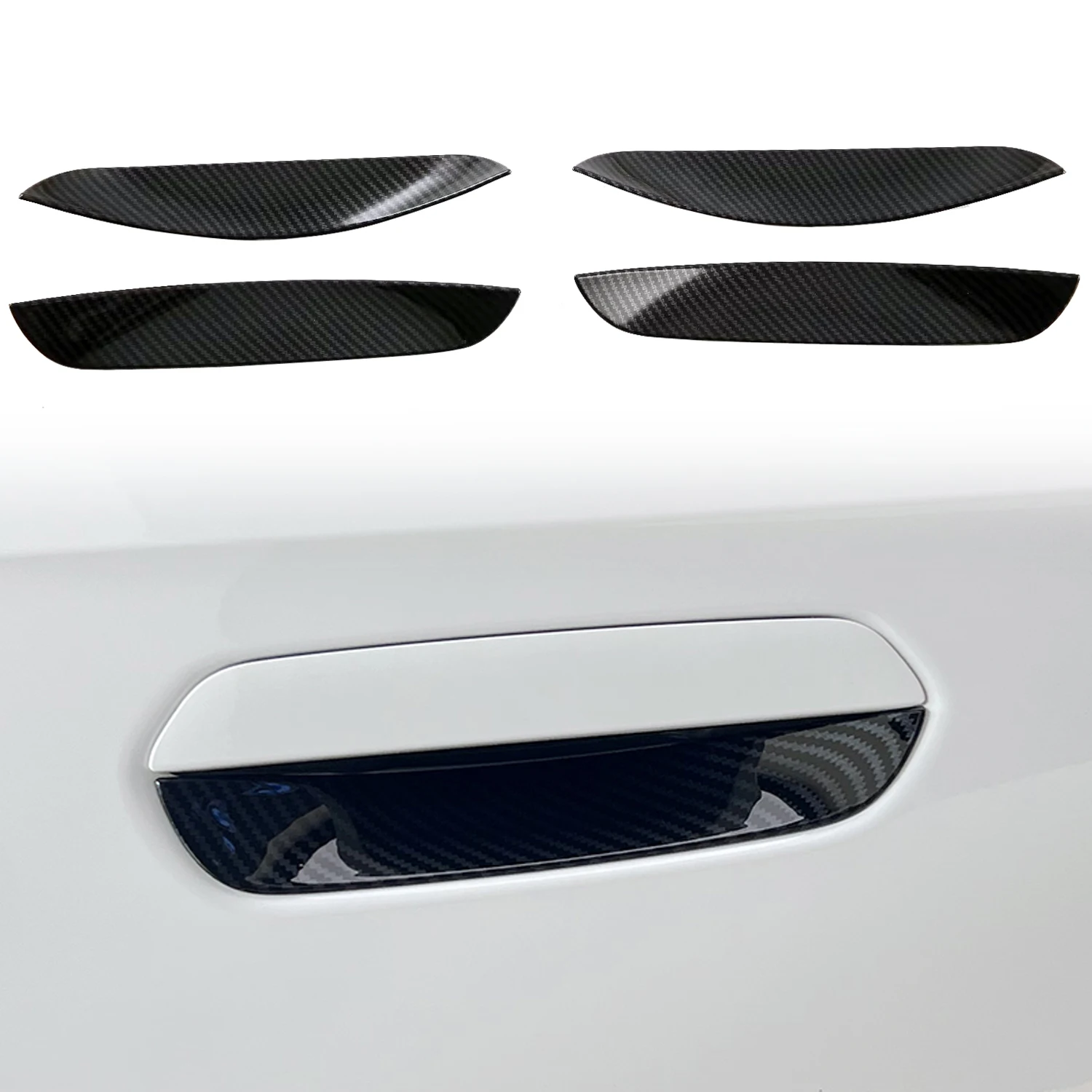 Фото 4 шт., накладки на дверные ручки для BMW X1 U11 2023 2024/ iX1 2022-2024 №1
