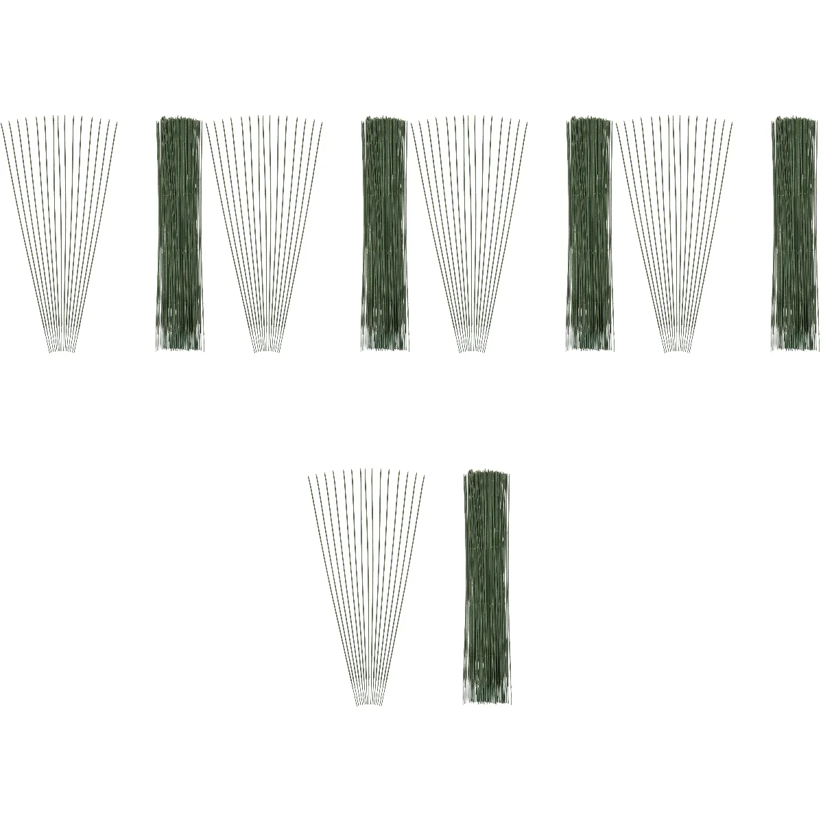 

500 Pcs Flower Arrangement Pole Floral Wire Stems Decorative Flower DIY Flower Rod Artificial Stems Iron DIY Flower Stem