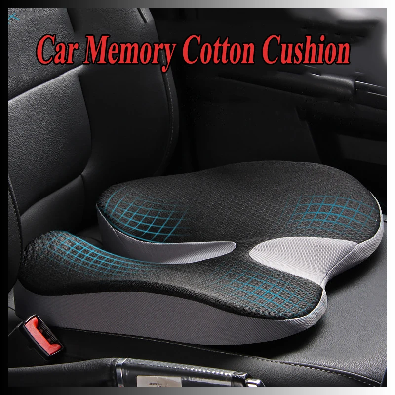 

Universal Car Cushion Non-Slip Orthopedic Memory Foam Cushion For Tailbone Sciatica Back Pain Relief Comfort Chair Sea