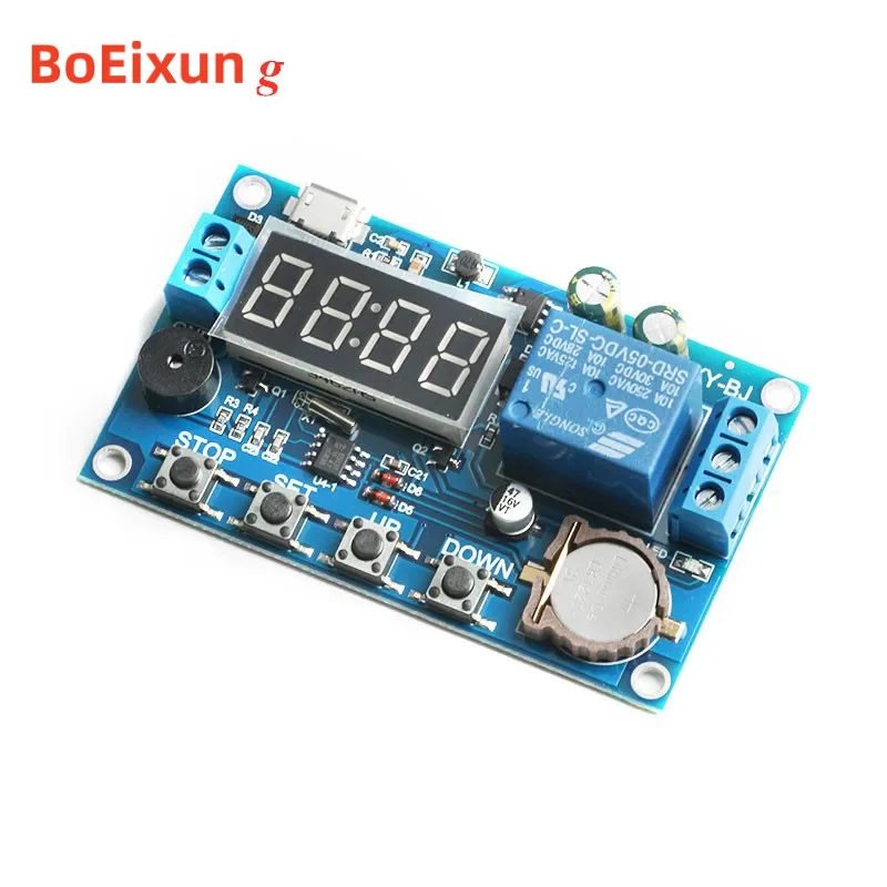 Релейный модуль таймера задержки времени в реальном 5-60 В постоянного тока плата
