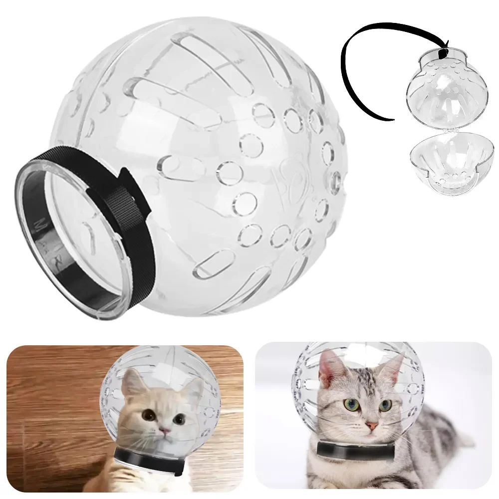 

2023NEW Protective Space Hood Anti-Bite Breathable Grooming Mask Grooming Supplies Bath Grooming Anti-Licking Muzzle