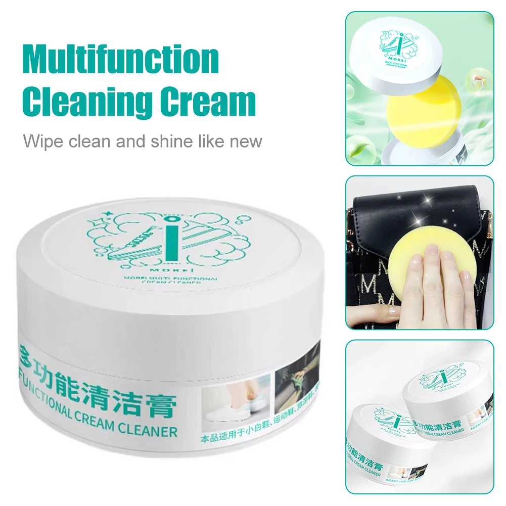 

Multi-Purpose Cleaner Household Cleaner Stains & Soils Removes Excellent Cleaning Paste for Sports Shoes Shoes leather Bags