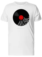 Vinyl Disc With Music Men'S Tee -Image By Loose Size Tee Shirt men summer t-shirt brand tops