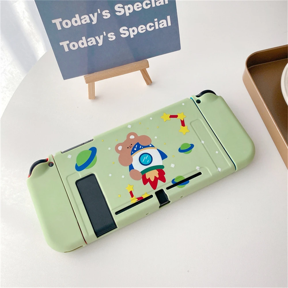 

Painted For Nintendo Soft Shell Joy-Con Handle Anti-Fall Sleeve Split Ns Handheld Console Protective Case Peripheral Accessories