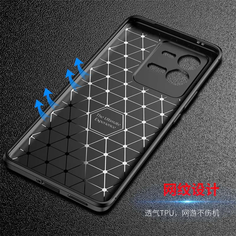 For IQOO 10 Pro Cover Case For IQOO 10 Pro Coque Shell Funda Soft Silicone Protective Business Back Bumper For Vivo IQOO 10 Pro
