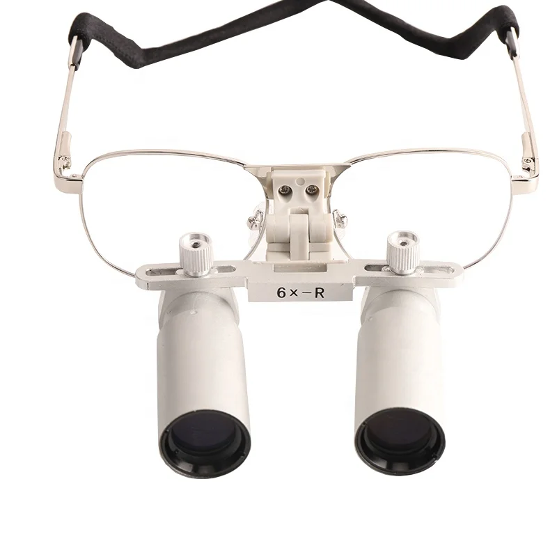

YUYO Dental Binocular Loupes Glasses 6X Magnifying Lens Kepler Magnifier Use For Surgical Dental Operations With Box