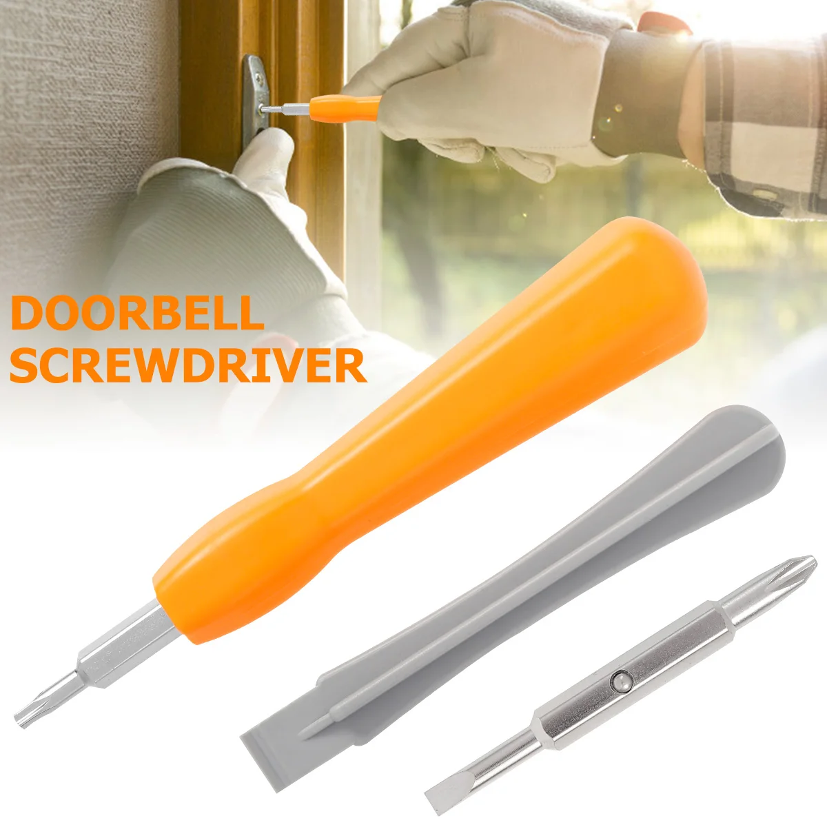 

Дверной звонок Отвертка T6 & T15 двухсторонняя насадка PH2 SL4.0 кольцевая отвертка стальная Прецизионная отвертка кольцо для дверного звонка инс...