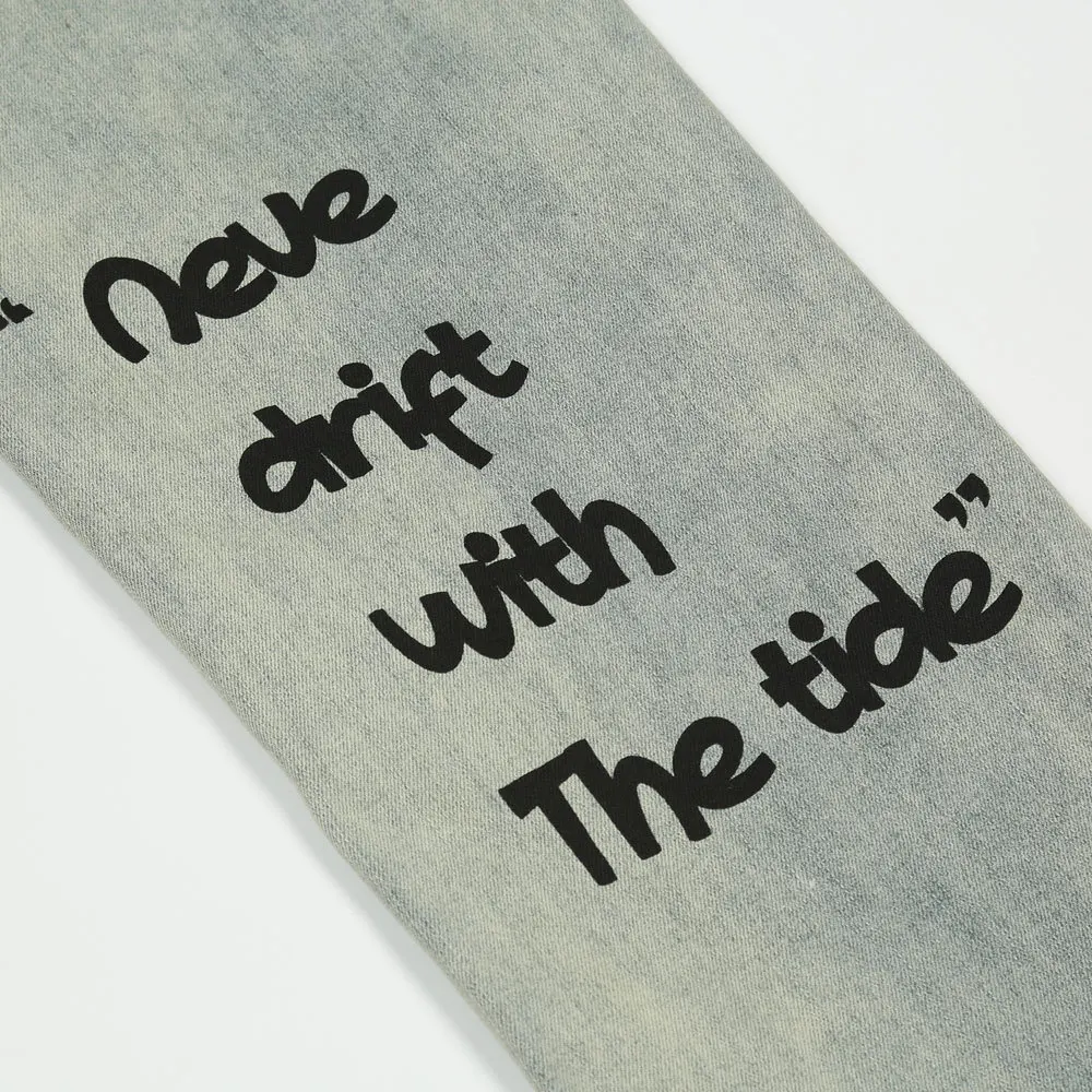 2022 Korean Style Fashion Mens Baggy Jeans Classic Unisex Washed Straight Denim Wide-leg Pants Hip Hop Pantalones Light Blue