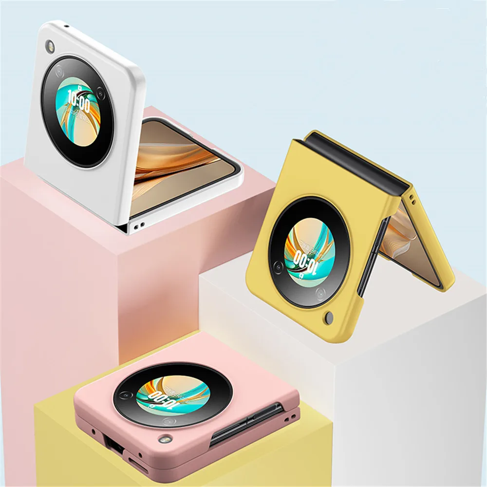 Модный милый противоударный флип-чехол для ПК ярких цветов Nubia 2024 дюйма