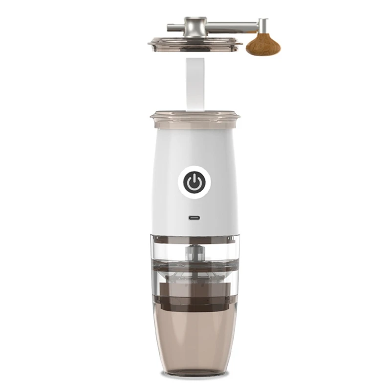 

Portable Burr Coffee Grinder, 2 In 1 Manual Electric Coffee Bean Grinder With 5 Modes For Espresso Drip Pour Over