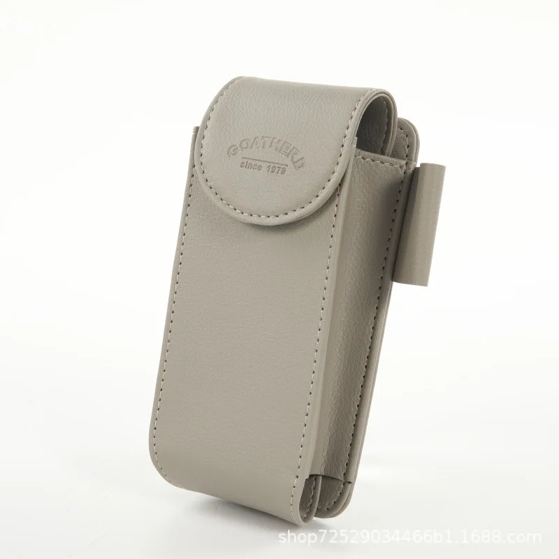 

Автомобильный держатель для солнцезащитных очков, автомобильный солнцезащитный козырек, Женский органайзер для очков, коробка для хранения очков из искусственной кожи, аксессуары для автомобильного интерьера