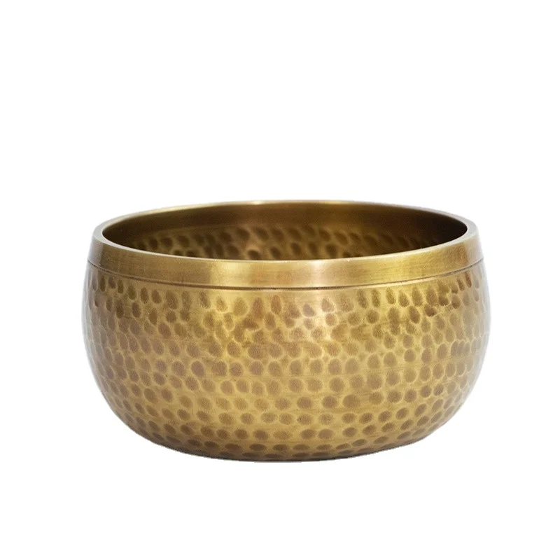 

Nepal Copper Tibetan Singing Bowls Quartz Melamine Sound Healing Bowl Spiritual Buddhist Microwave Safe Handmade Original Bag