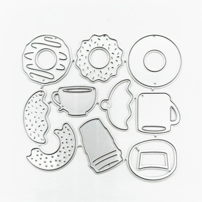 

Coffee Cup Metal Cutting Dies Stencils for DIY Scrapbooking Decorative Embossing Paper Cards Template Decor Die Cuts Dropship