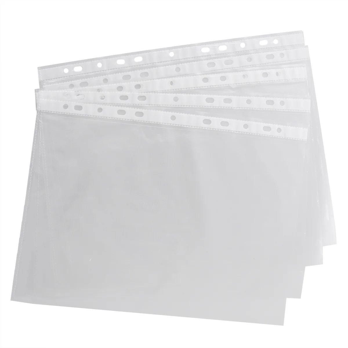 

100 Transparent A4 Clear Sheet Protectors A4 Segmented folders Clear Punched Pockets Divided Files Holders Page Document