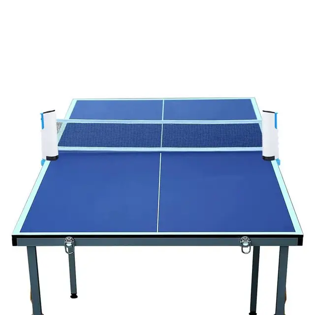 Table Tennis Table Net Retractable Table Tennis Nets & Posts Portable Pingpong Net With Adjustable Length For Playing Pingpong 1