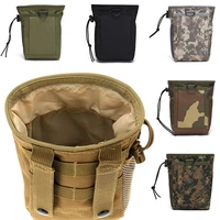 tactical dump drop pouch magazine pouch outdoor airsoft rifle hunting mag bag adjustable military molle recovery ammo bag