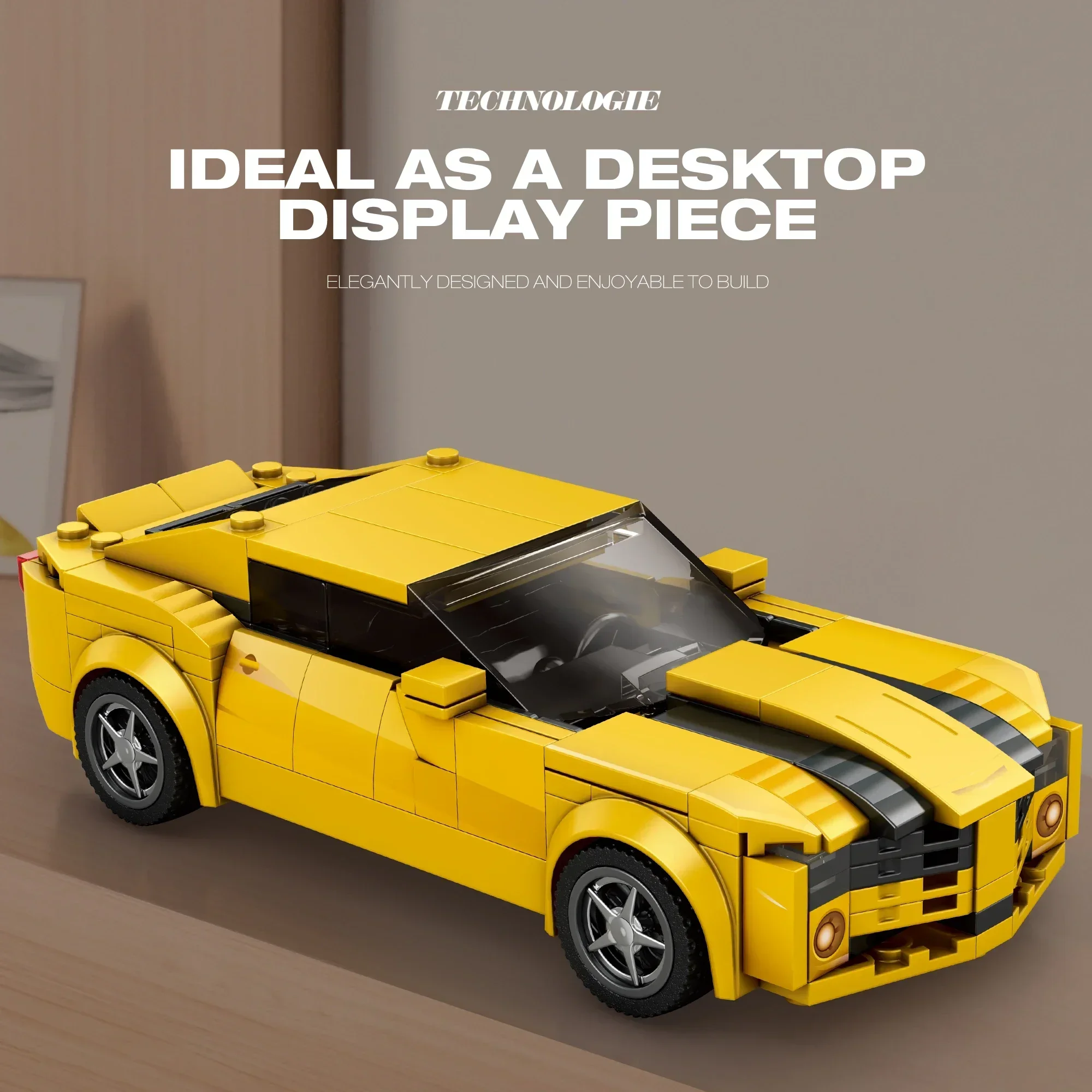 327 Шт. Модель Спортивного Автомобиля Набор Строительных Блоков Городской