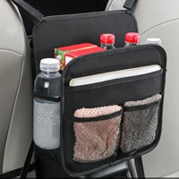 universal car seat back organizer oxford cloth vehicle backseat organizer multi pocket storage bag rear row barrier for pets