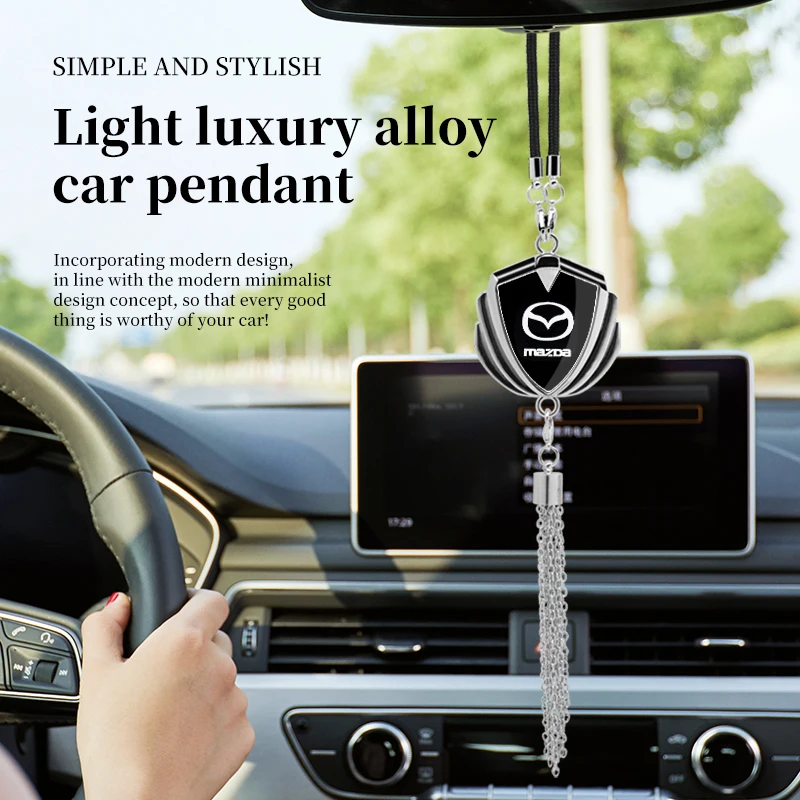 

Mazda Car Pendant Emblem Badge Car Charms Hanging Lnterior For CX3 CX30 MX5 MX3 3 5 6 CX9 CX5 CX4 BK NC ER Atenza GH BL BM BN CR