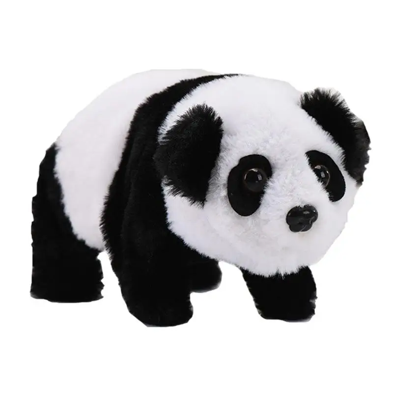 

Игрушка плюшевая в виде панды, милая плюшевая панда для ползания, с музыкальным мотивом, подарок для детей на день рождения и Пасху