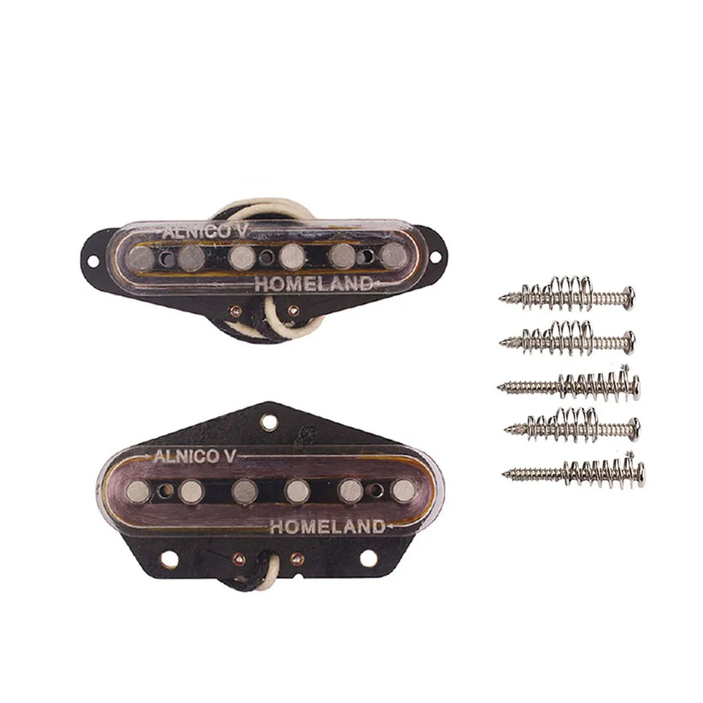 

2 Pcs Pickups 4 Strings Fool-style Operation Bridge Vintage Style Chic Electric Transducer Stability Premium Material Humbucker