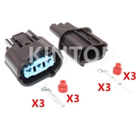 1 set 3 pins auto waterproof male female wiring socket 6189 0596 automotive high voltage package ignition coil plug for honda